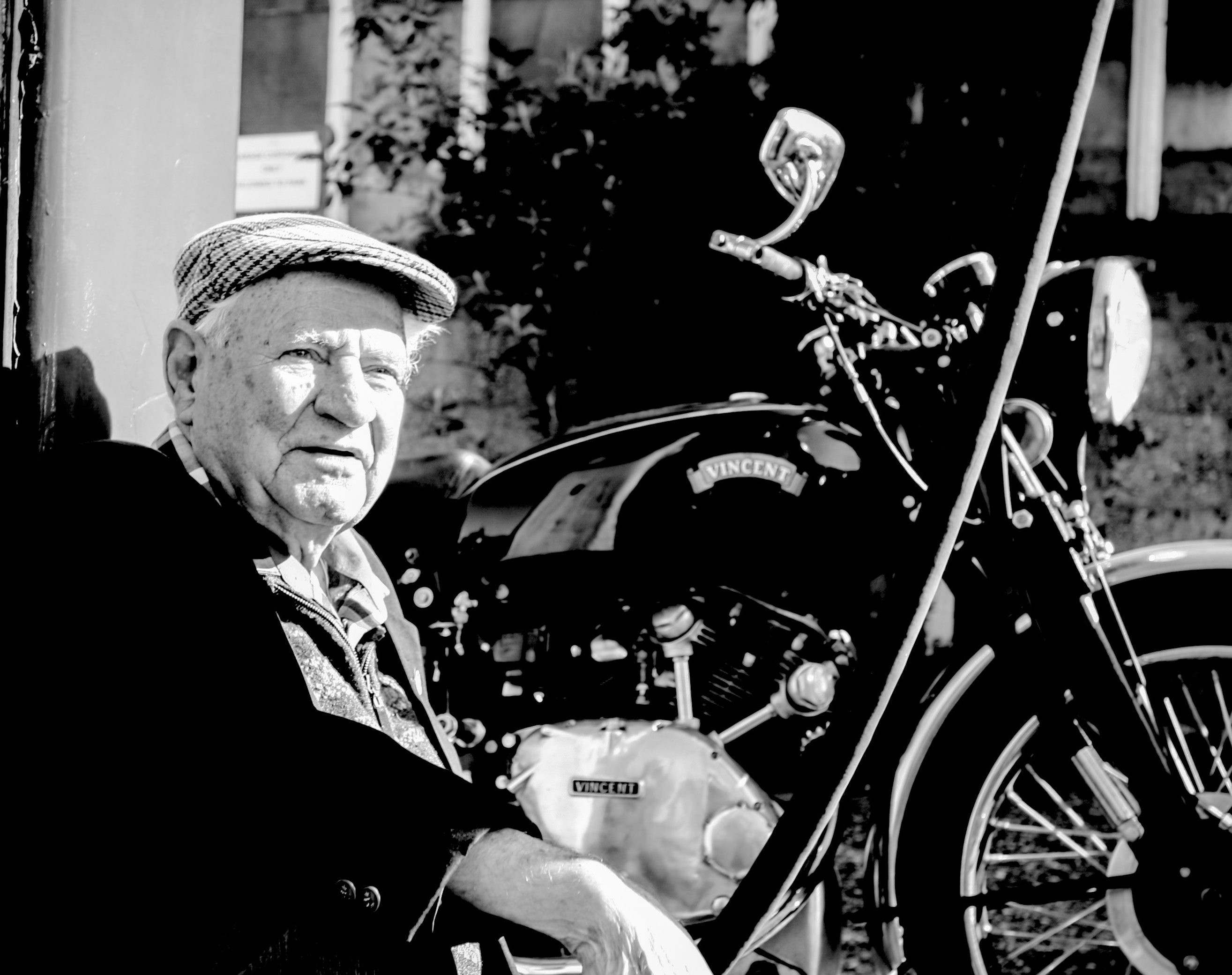 Jack Furness with his Comet cropped
